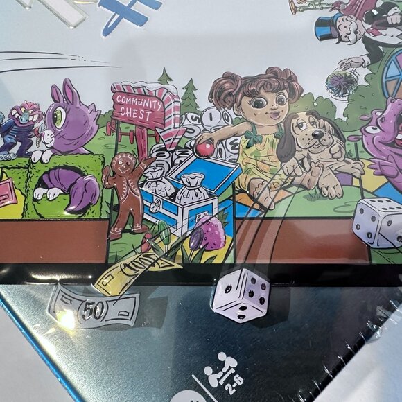 Monopoly 100 Years Of Hasbro Board‎ Game in 3D Raised Collectable Tin NEW SEALED - Picture 5 of 10